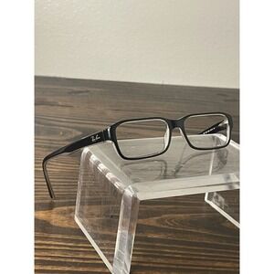 Ray-Ban Optics RB5169-2034 Polished Black Transparent Rectangle Eyeglasses Frame